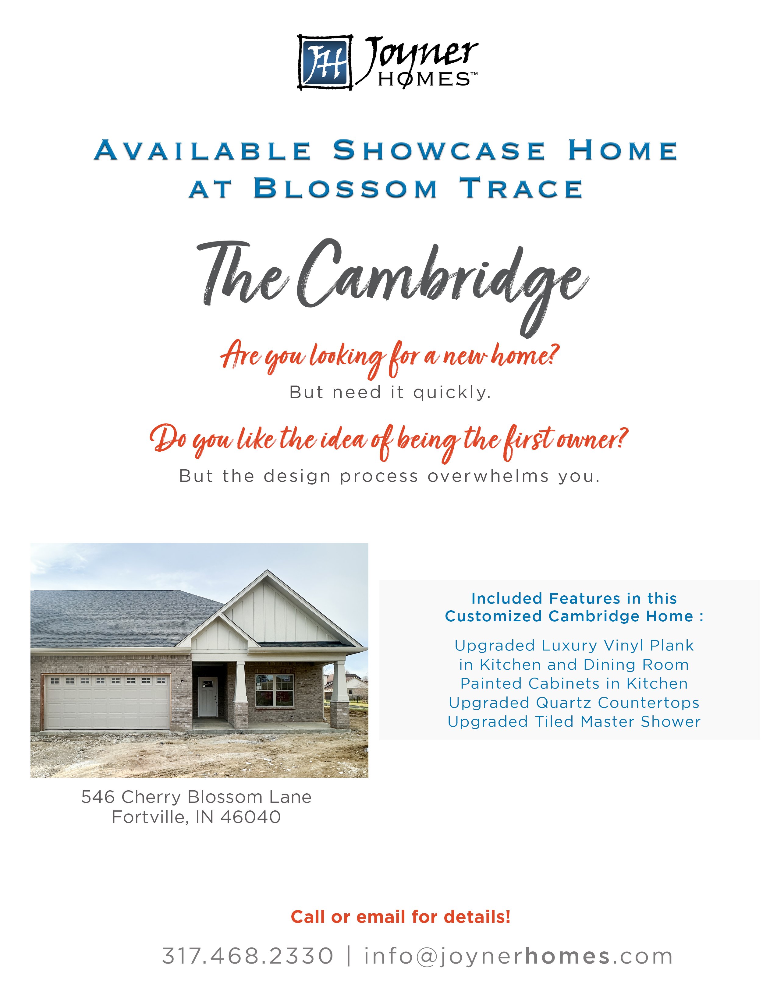 Home for Sale at Blossom Trace in Fortville, Indiana